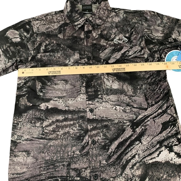 NWT Camo RealTree Aspect Fishing Shirt Short Sleeve Button Front Size S Camo … - Picture 3 of 14